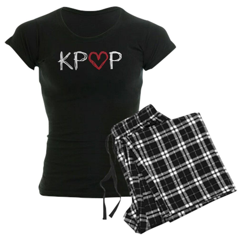 CafePress KPOP Love Scribble Women's Dark Pajamas Women's Pajamas (636910612)
