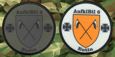 AufklBtl 6''Aufnäher''Bundeswehr/Reservist/Bw/Aufklärer/Eutin/Soldat/Heer/Bund