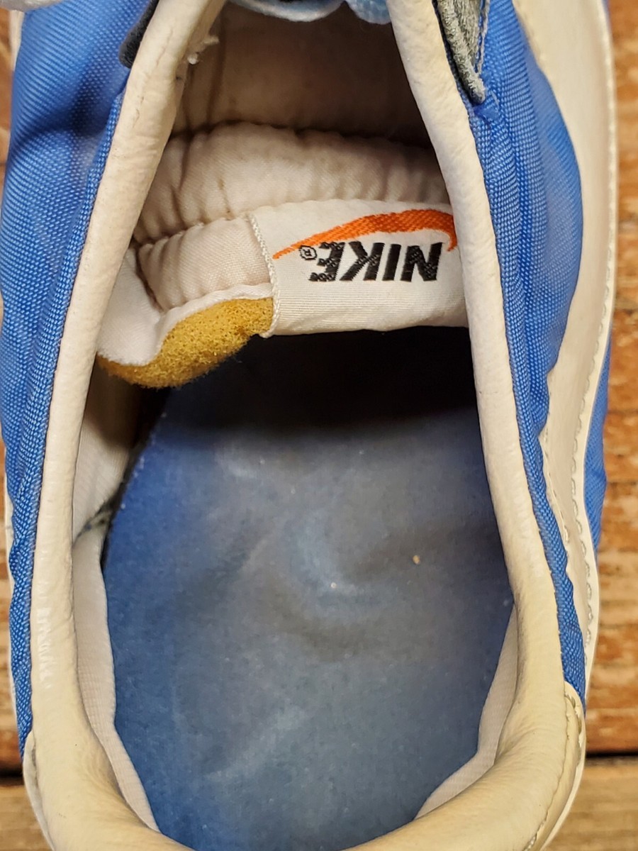 Vintage 1970s Nike Waffle Trainer Sneakers Size 7 Orange Nike Logo