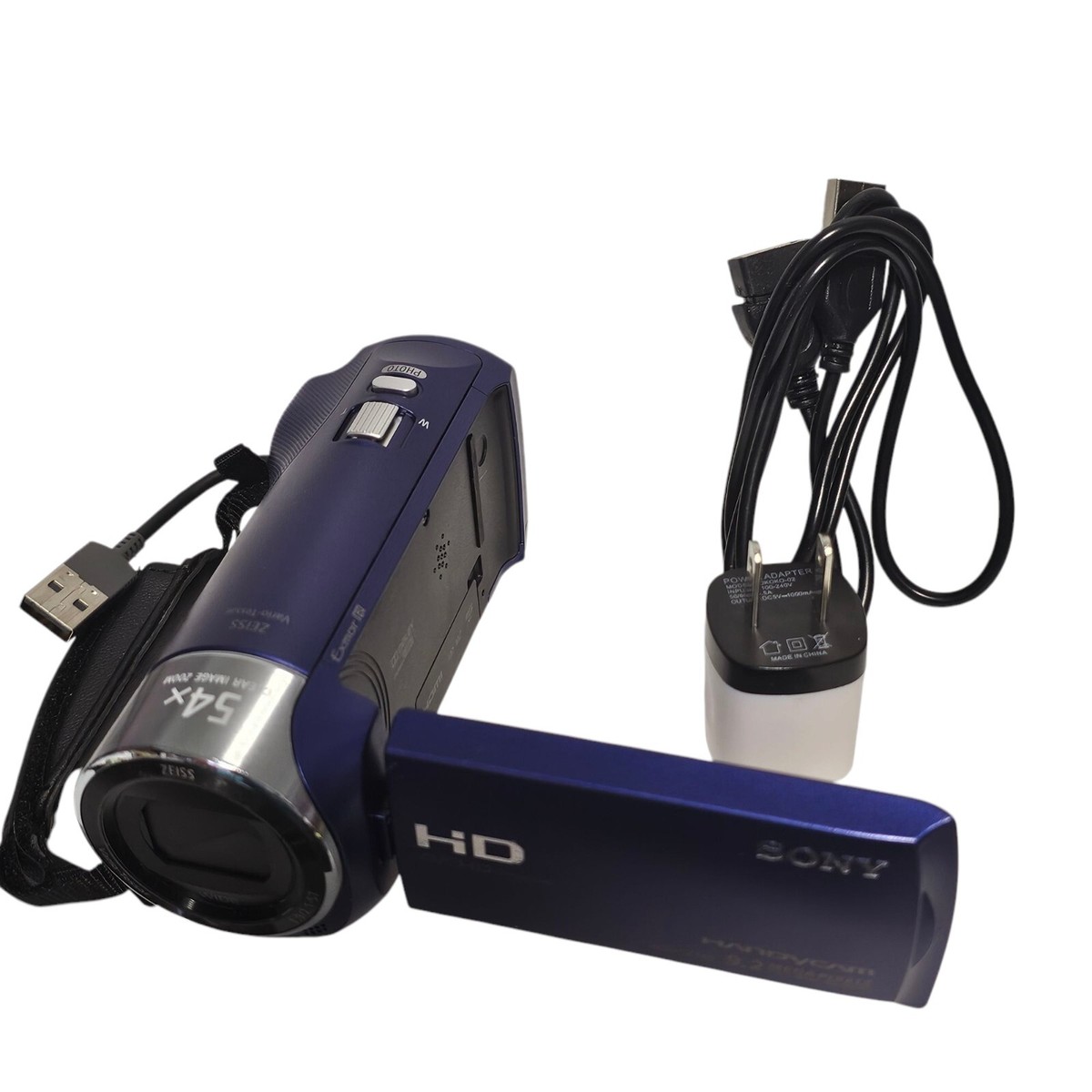 Sony Handycam HDR-CX240 9.2MP 54x Zoom Blue Digital Sony Handycam HDR-CX240 9.2MP 54x Zoom Blue Digital