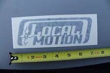 Local Motion Surfboards Hawaii Black Original V52C Vintage Surfing STICKER DECAL