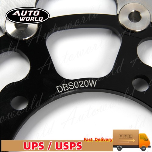 For Suzuki GSXR600 GSXR750 2006 2007 K6 K7 Front + Rear Brake Disc Rotor Black - Picture 12 of 13