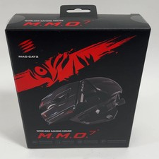 New Mad Catz M.m.o.7 Wireless Gaming Mouse Black