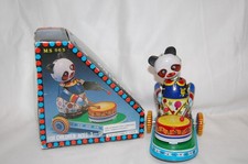 Panda Bär - Blechspielzeug in OVP - Trommler Bär