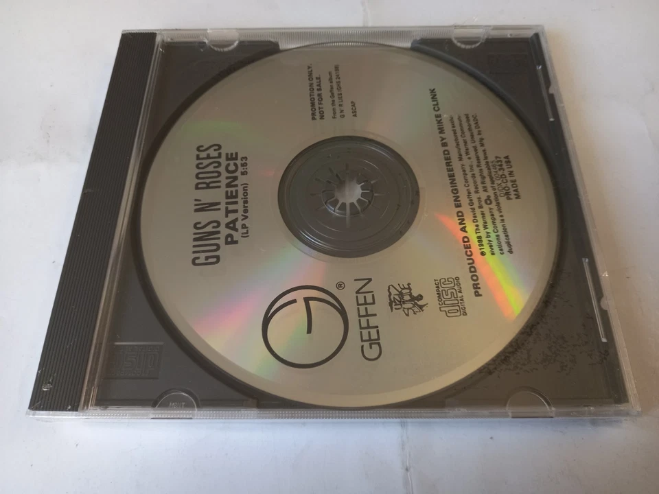 GUNS N ROSES PR CD Patience, LP Version 5:53 Min. Geffen 1988 USA, OVP, RAR ! - Bild 3 von 4