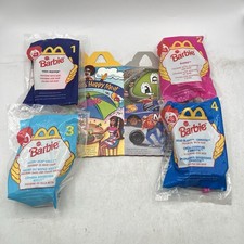 McDonald's 1998 Barbie Figurines Happy Meal Toys Complete Set of 4  Boxes NEW