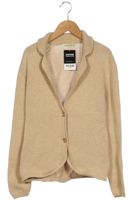 Repeat Strickjacke Damen Cardigan Jacke Gr. EU 40 Baumwolle Beige #ranwd8h