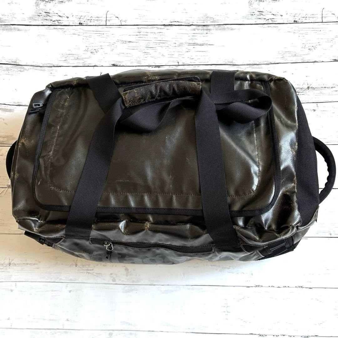 Patagonia Black Hole Duffel 45L Black Vintage Travel Bag Faded