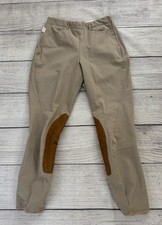 THE TAILORED SPORTSMAN Trophy Hunter Womens Sz 28 Long Tan Knee Patch Breeches