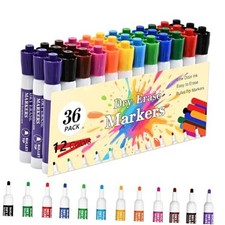 Dry Erase Markers, Bulletl Tip Whiteboard Markers, Low Odor Thick Dry Markers,
