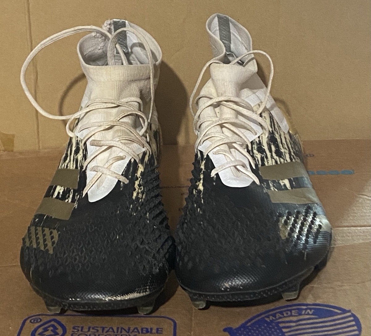 adidas Predator Mutator 20.1 FG 'White Gold Metallic' FW9186 Size