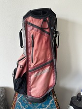 Ogio Cart Golf Bag 14 Way Divider Red Black W/ Rain Cover