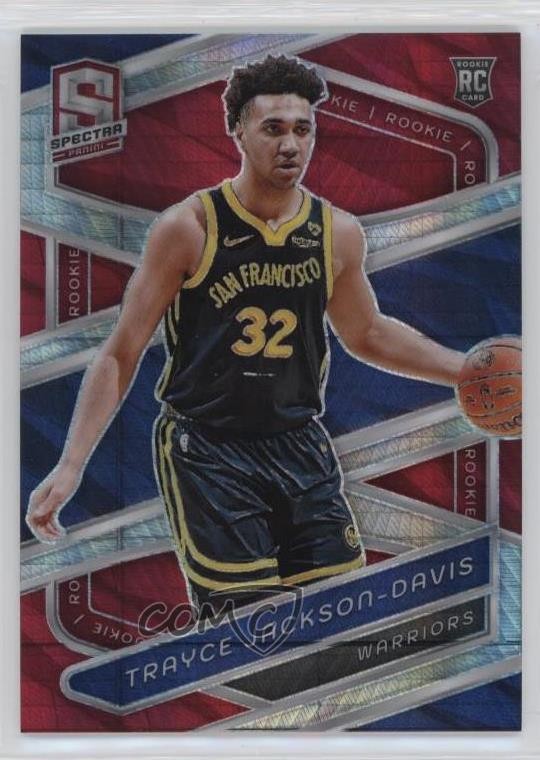2023 Spectra Rookies International Red Prizm Trayce Jackson-Davis #175 Rookie RC