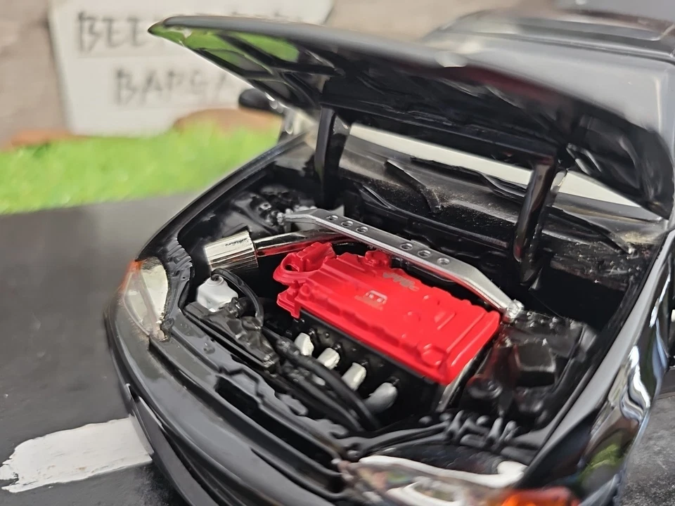 Racing Champions F&F 1995 Honda Civic 1:18 Scale Diecast Car NO BOX READ - Image 2 of 4