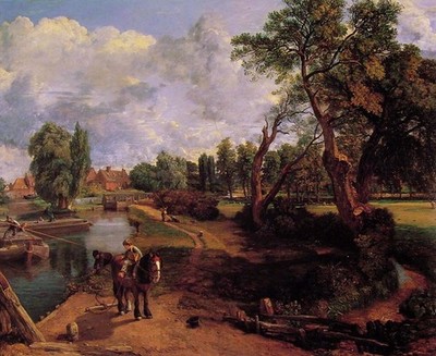 Constable Flatford Mill Cr Vintage Kunstdruck Poster Wanddeko Home Herzstück