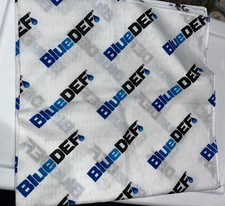Bandana marque fluide diesel Blue Def - article promotionnel - logo partout - neuf sans étiquette - échappement diesel