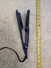 Ion Titanium 2 in 1 Hair Straightener Curling Iron Blue