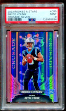 2023 Panini Rookies & Stars Crusade Silver Prizm CR-5 Bryce Young RC PSA 9 Mint