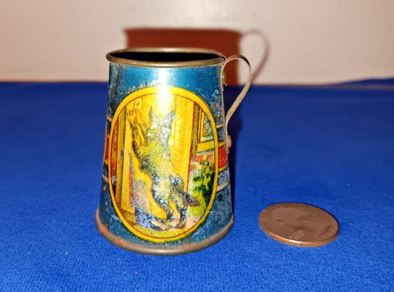 Ohio Art Tin Litho - Little Red Riding Hood Pitcher - 2 Inches Tall
