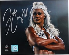 Jade Cargill WWE Autographed 8" x 10" In-Ring Arms Crossed Photograph