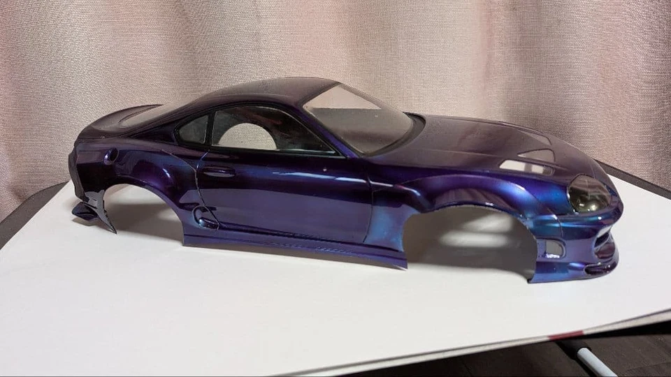 Addiction 1/10 RC Car Painted Body Toyota E-JZA80 Supra BOMEX - Image 2 of 4