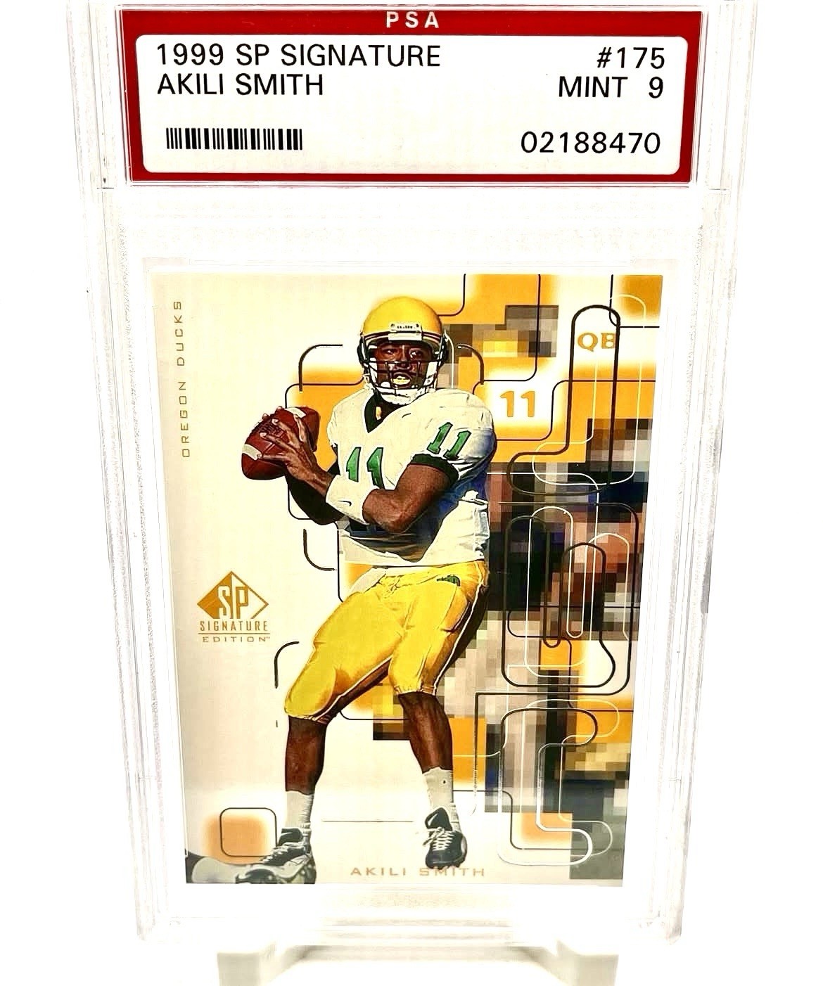 Akili Smith SP Signature #175 Base