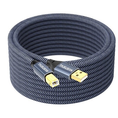 USB Printer Cable 30ft, Type A to B, High Speed Cord Compatible for Keyboard,...
