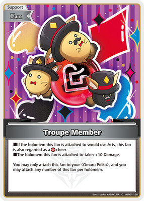 Hololive OCG ENGLISH Troupe Member hBP01-126 C Blooming Radiance