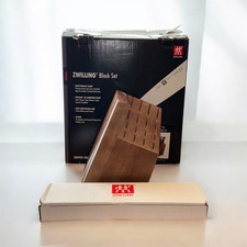 Zwilling Pro 12-Piece Knife Block Set w/ Wood Block – German Steel (See photos)