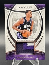 2024-25 Panini Immaculate Remarkable Jerseys #RJ-KMS Keegan Murray 75/75 Iowa