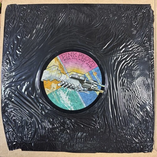 Pink Floyd - Wish You Were Here -UK Harvest Stereo LP - Inc Postcard and Shrink!