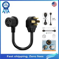 Listed 1.5FT Dryer Adapter - 4 to 3 Prong, NEMA 14-30P Male to 10-30R Female