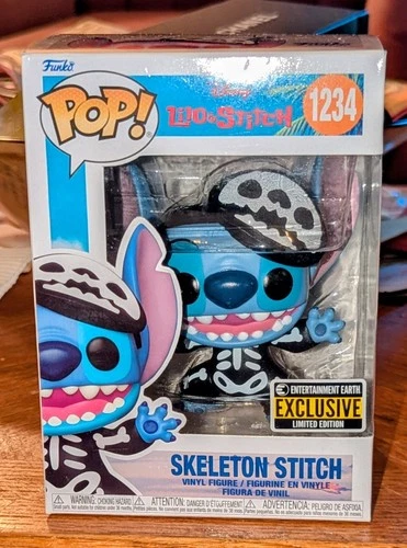 Funko POP! Disney SKELETON STITCH #1234 EXCLUSIVE! Vinyl Figure
