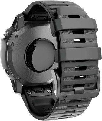 26mm Soft Silicone Band for Fenix 6X/7X Smartwatches - Quickfit Replacement