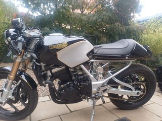Kawasaki cafe racer motorcycle