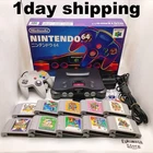 Nintendo 64 Console Black Box NUS-001 10 Games Bundle N64 Japan Tested