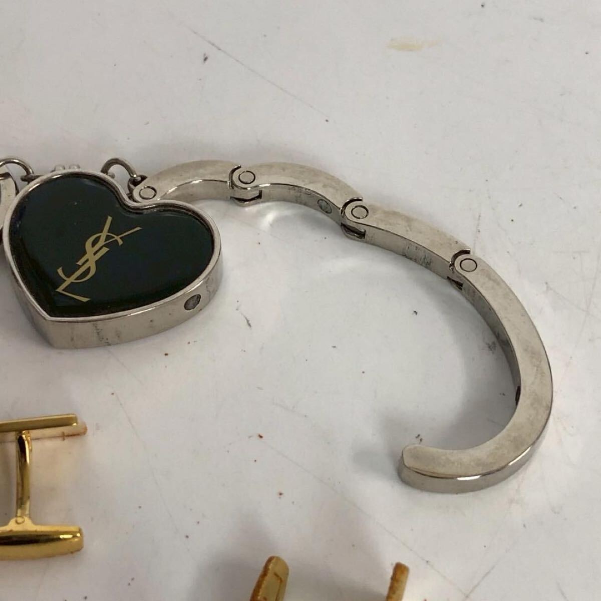 YSL Yves Saint Laurent tie pin cufflinks keychain bulk  brand brand accessor thumbnail 7