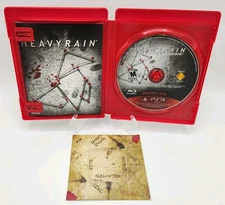Heavy Rain: Director's Cut (PS3, 2009) *CIB w/ Origami* Disc is MINT* FREE SHIP!