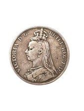 Victoria Silver Crown Coin  1889 