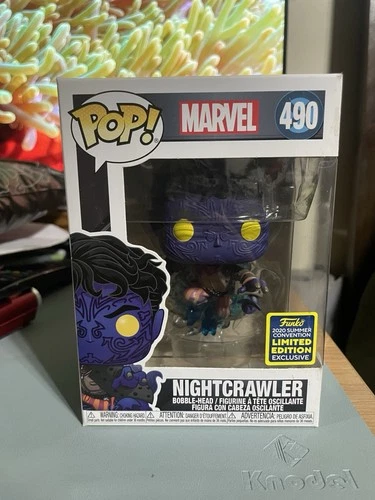 Marvel X-Men Nightcrawler #490 Convención de verano 2020 Exclusivo compartido Funko Pop