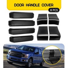 For 2015-20 F-150 Ford Carbon Fiber Interior Door Handle Covers Panel Trim 8pcs