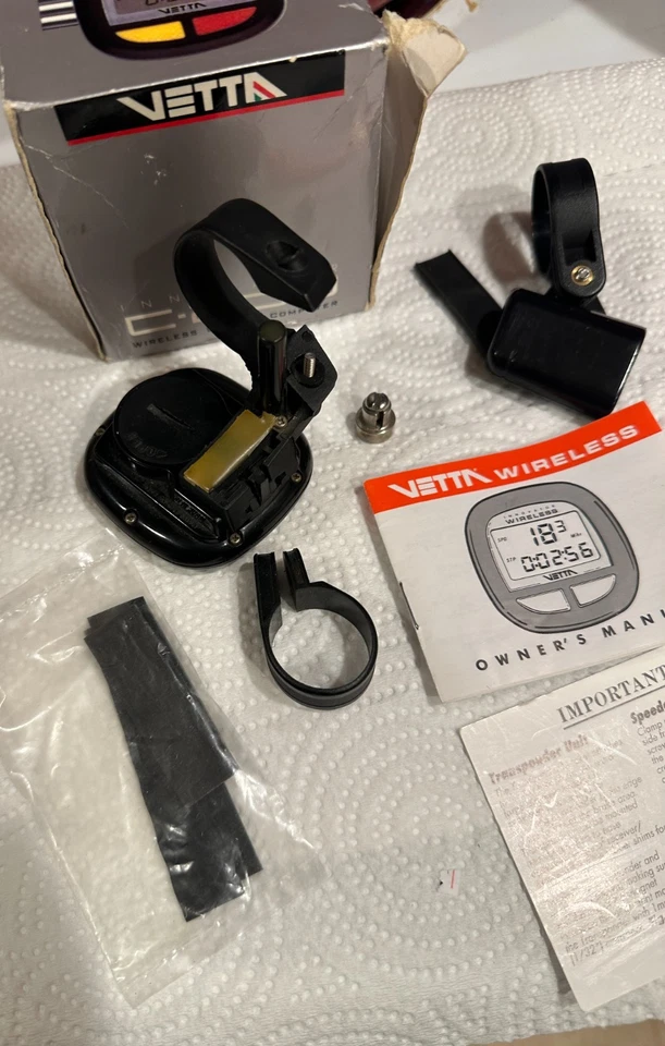 Vtg Vetta Innovator C-200 Wireless Cyclometer Cycle Bike Computer used new batt. - Image 3 of 4