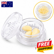 Garlic Crusher Manual Press Mincer Roller Chopper Kitchen Tool Peeler 1PC AUS