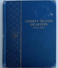ROUGH Damaged Whitman 1838-1865 Liberty Seated Quarters 25 Cent 9439 Coin Album