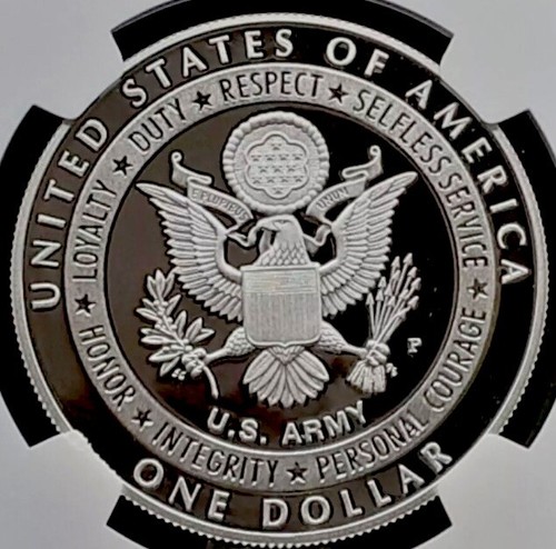 2011 U.S. ARMY Silver Dollar NGC PF70💥FLAWLESS QUALITY💥 - Picture 4 of 5