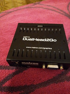 MATROX	 DualHead2Go UNIT ONLY, NO POWER CORD 