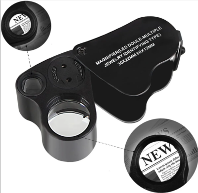 Loupe De Poche LED Pour Joaillier, Horloger, Bijoutier - Précision - Neuf Avec étiquettes