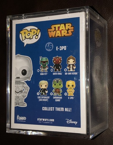 STAR WARS CELEBRATION VII 2015 ANAHEIM FUNKO EXCLUSIVO E-3PO STAR WARS POP ¡RARO! - Imagen 4 de 8