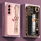 Poszyte etui na Samsung S23 Ultra S22 S21 A53 A54 Silikonowe etui ochronne na telefon komórkowy