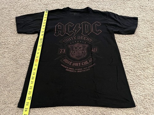 AC/DC DIRTY DEEDS DONE DIRT CHEAP SHIELD LOGO T SHIRT MEDIUM - 第 2/5 張圖片